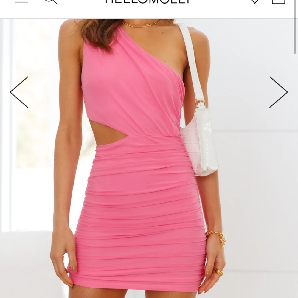 Hello Molly Pink Dress Cupid’s Kiss